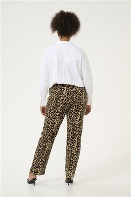Kaffe Curve Pantalon Jeans Leo Print