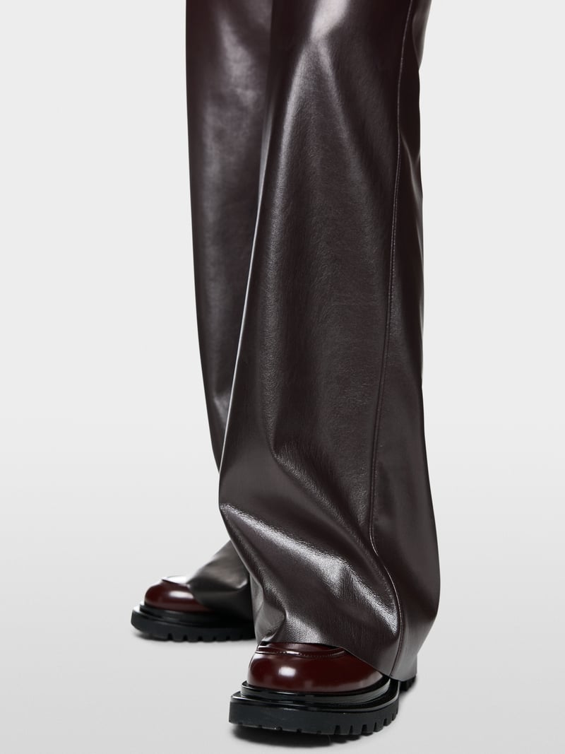 Marc Cain Pantalon Ecoleder Bordeaux