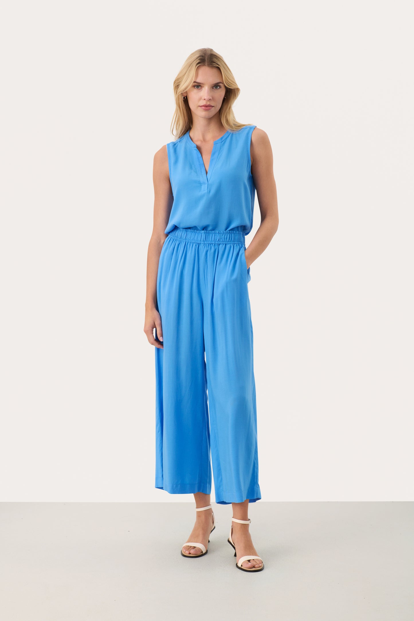Part Two Pantalon Blauw