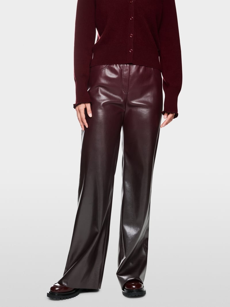 Marc Cain Pantalon Ecoleder Bordeaux