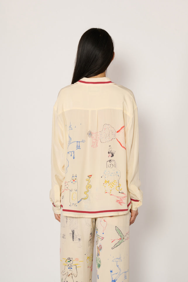 MII Blouse Print