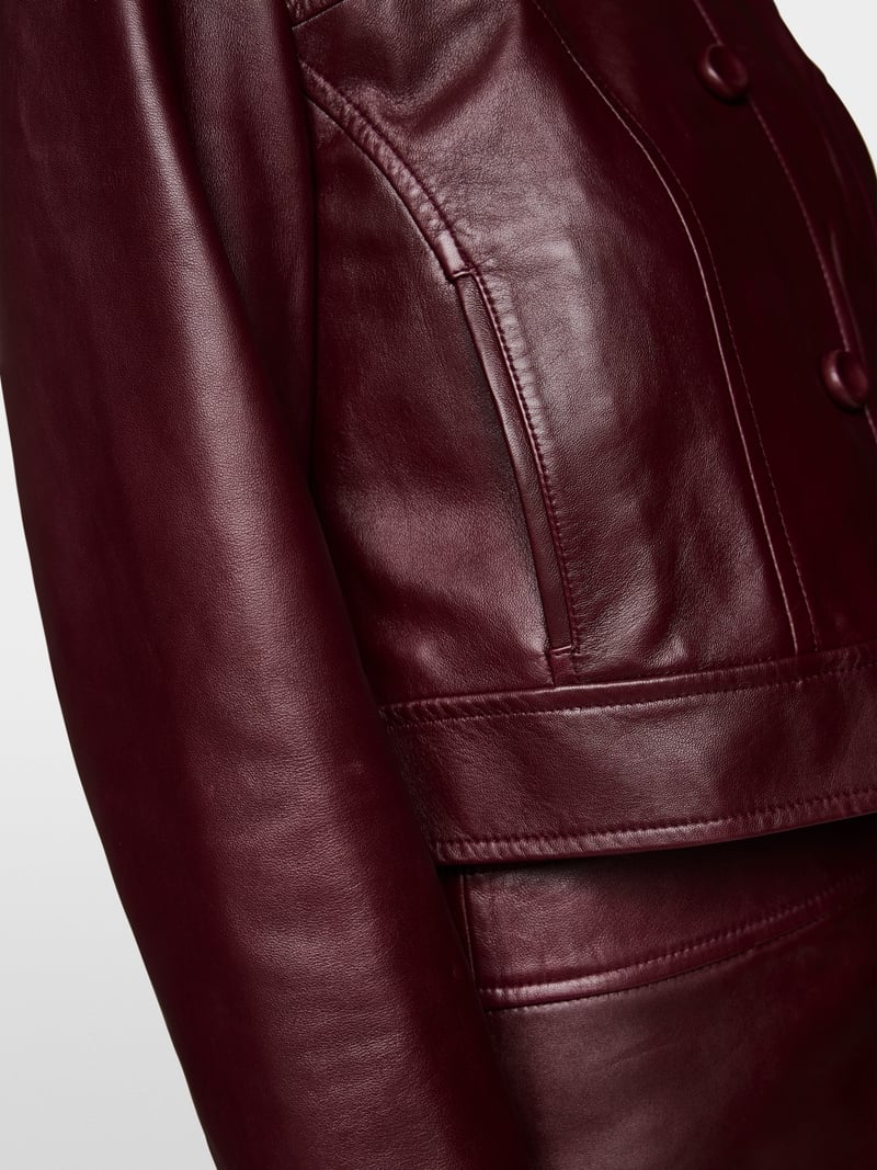 Marc Cain Blazer Leder Bordeaux
