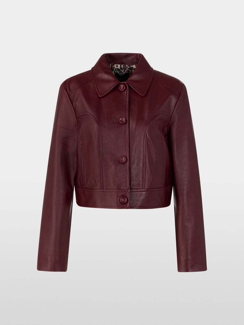 Marc Cain Blazer Leder Bordeaux