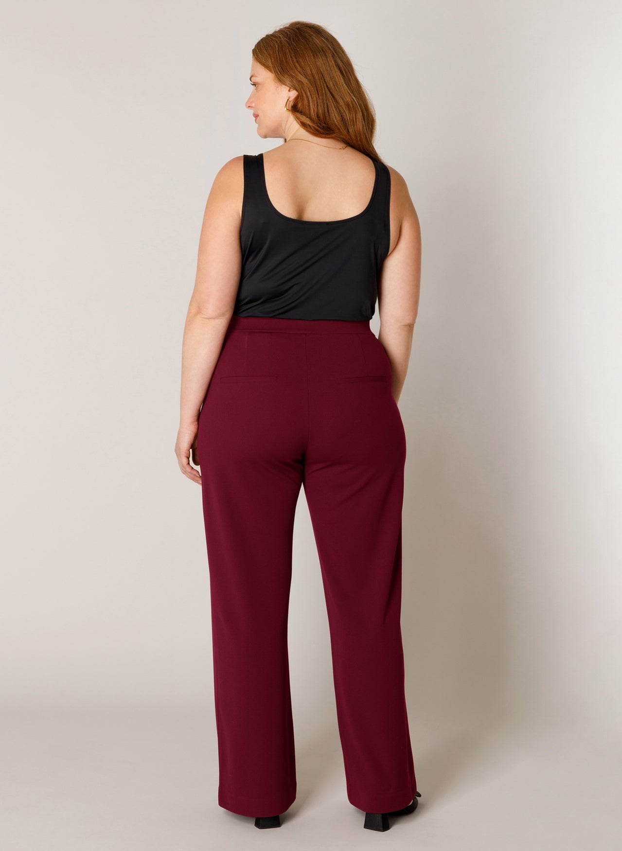 Base Level Pantalon Arah Bordeaux