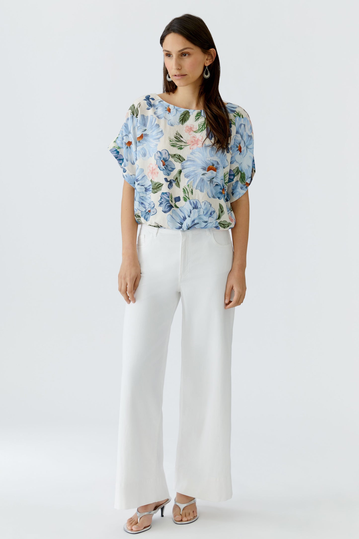 Oui Blouse Print