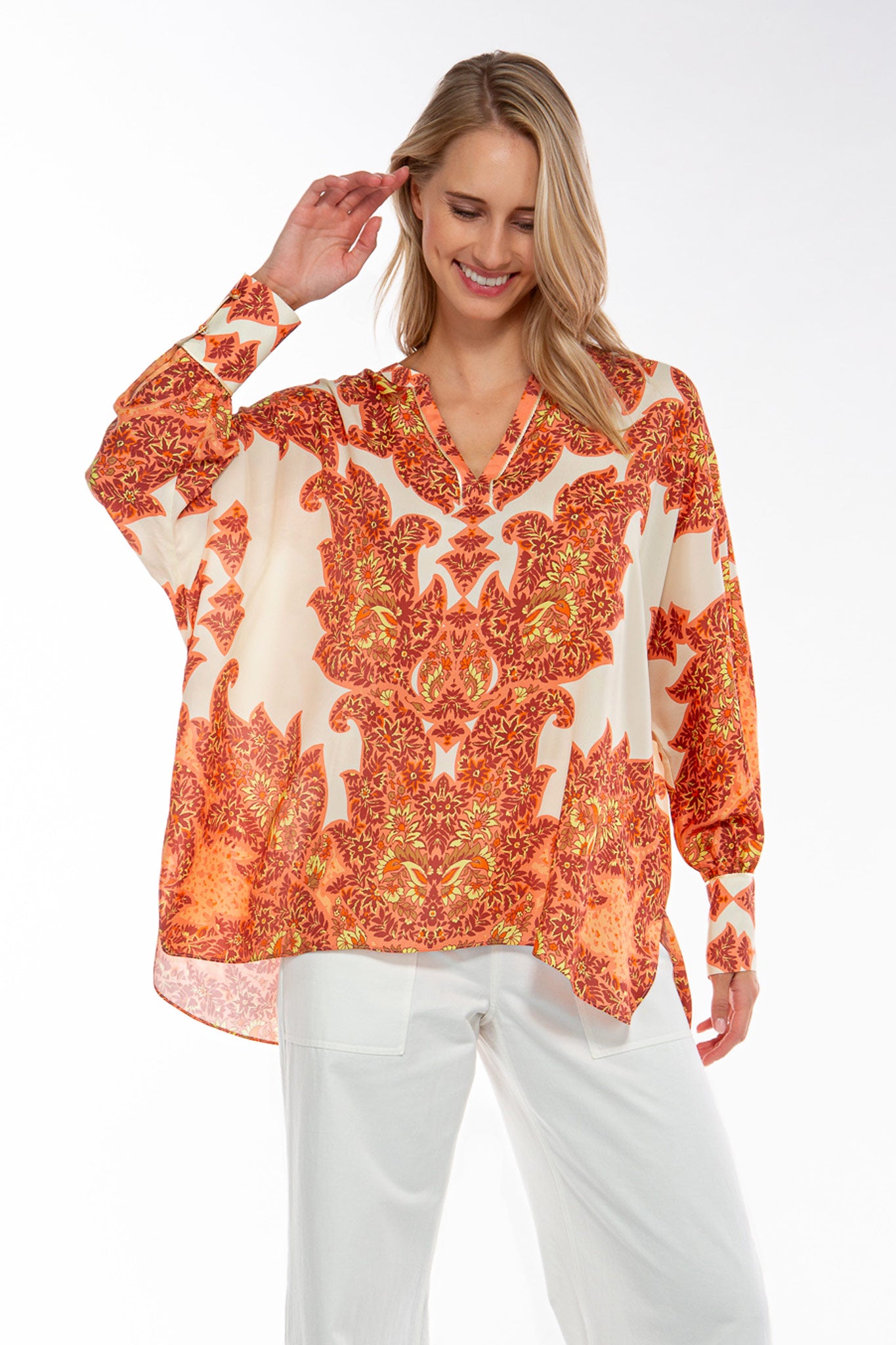 IVI Blouse Print Apricot