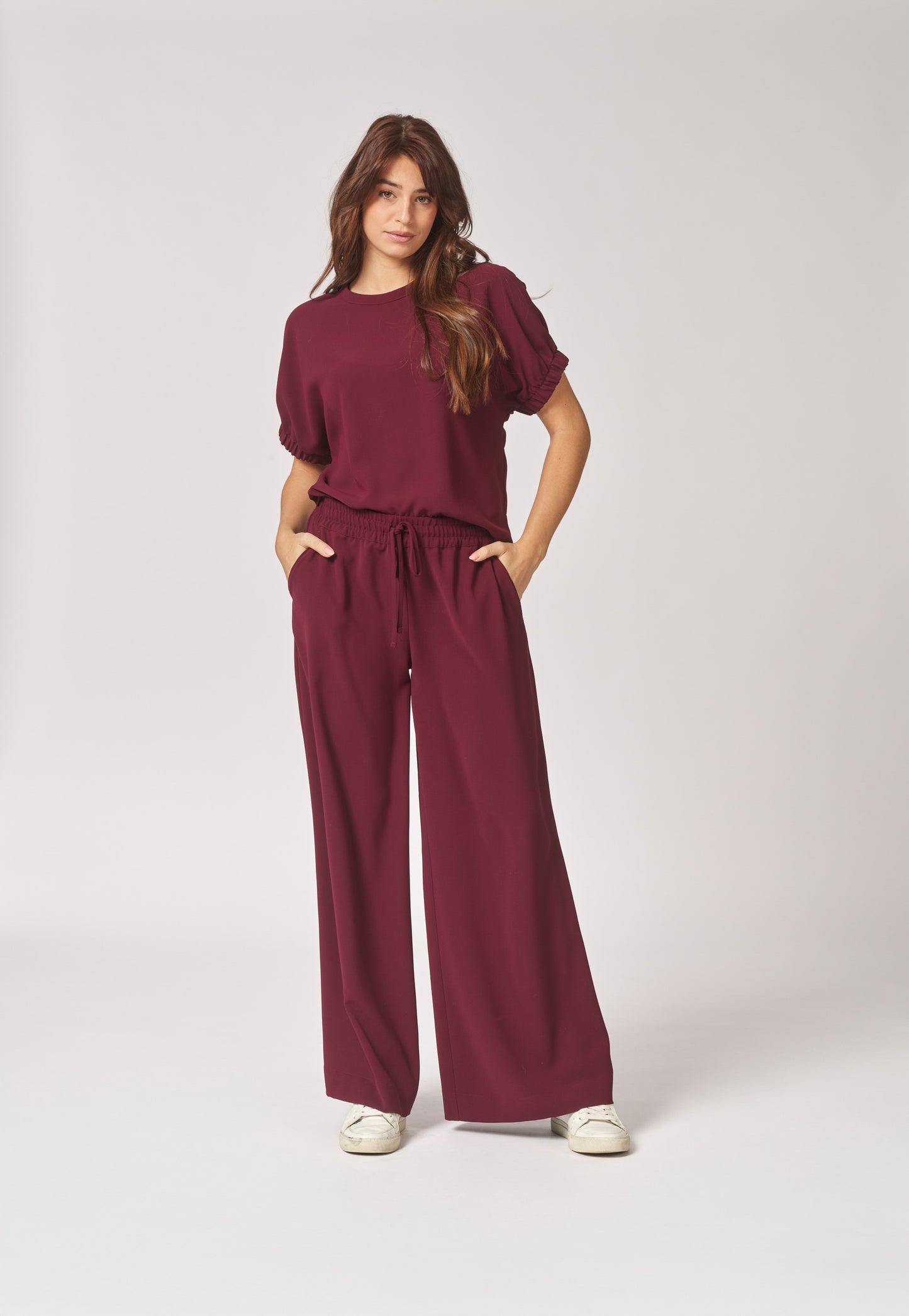 La Lotti Blouse Bordeaux