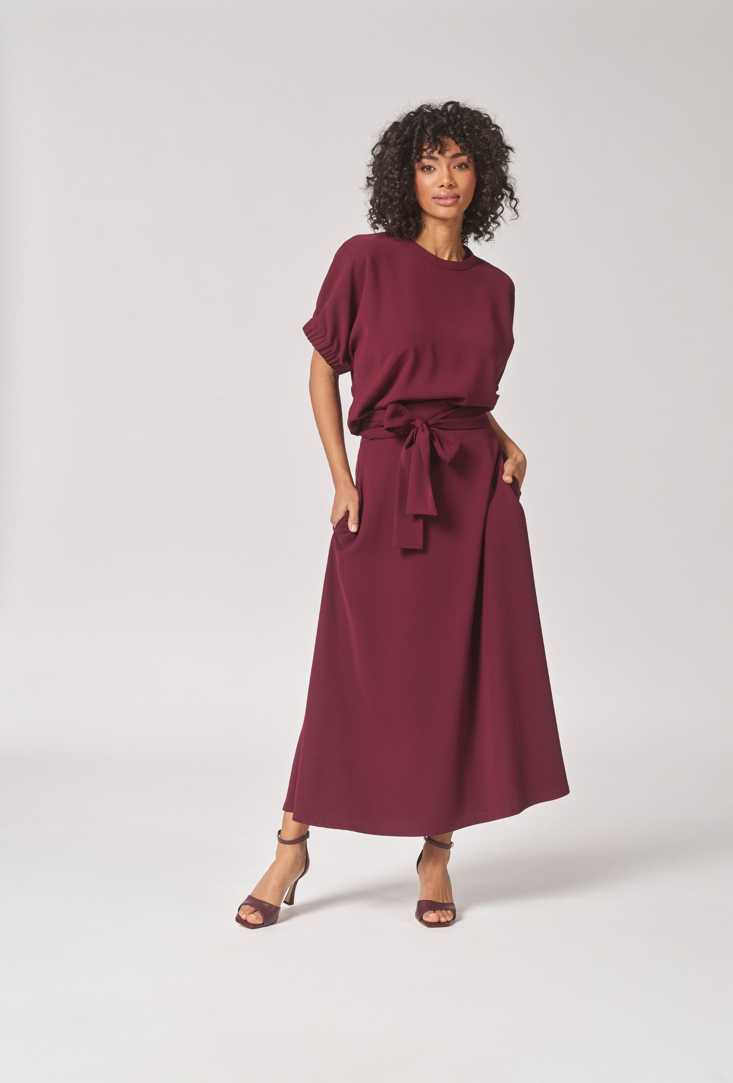 La Lotti Blouse Bordeaux