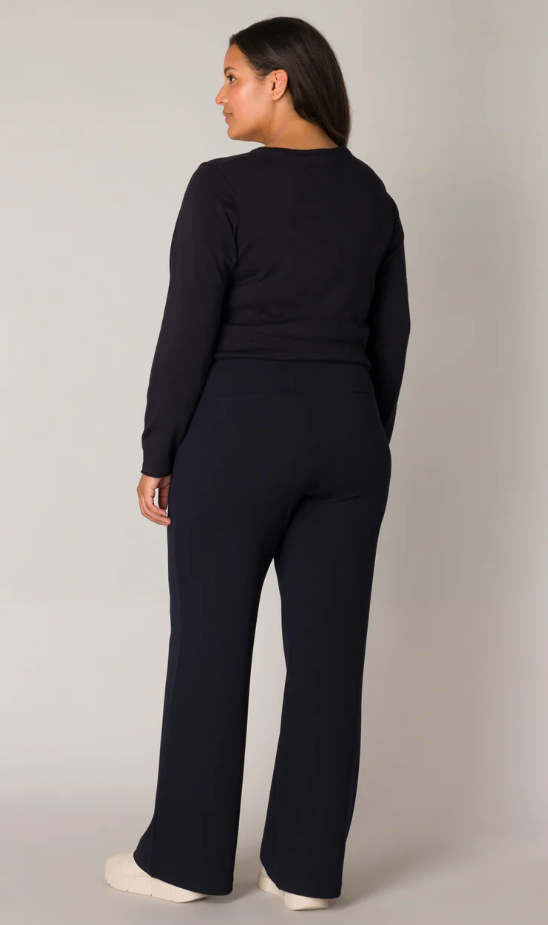 Base Level Pantalon Arah Donkerblauw