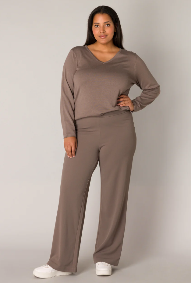 Base Level Pantalon Arah Taupe