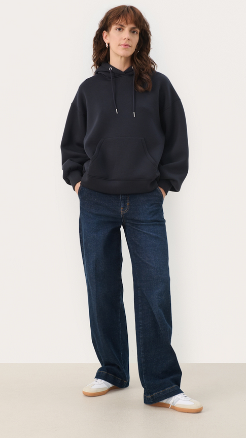 Part Two Hoodie Donkerblauw