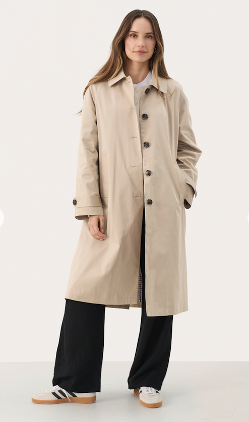 Part Two Trenchcoat Natia Beige