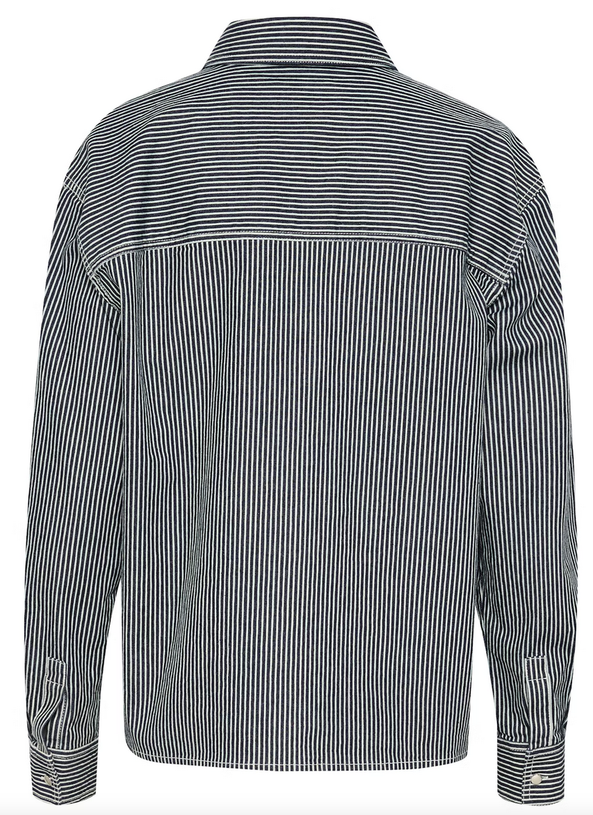 Part Two Blouse Jeans Streep Blauw