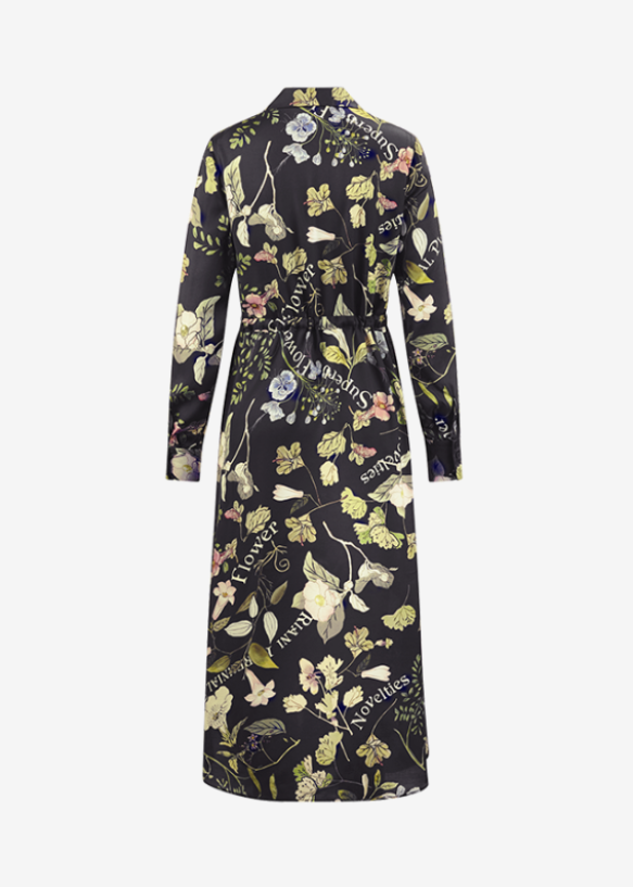 Riani Kleed Lang Print Blauw