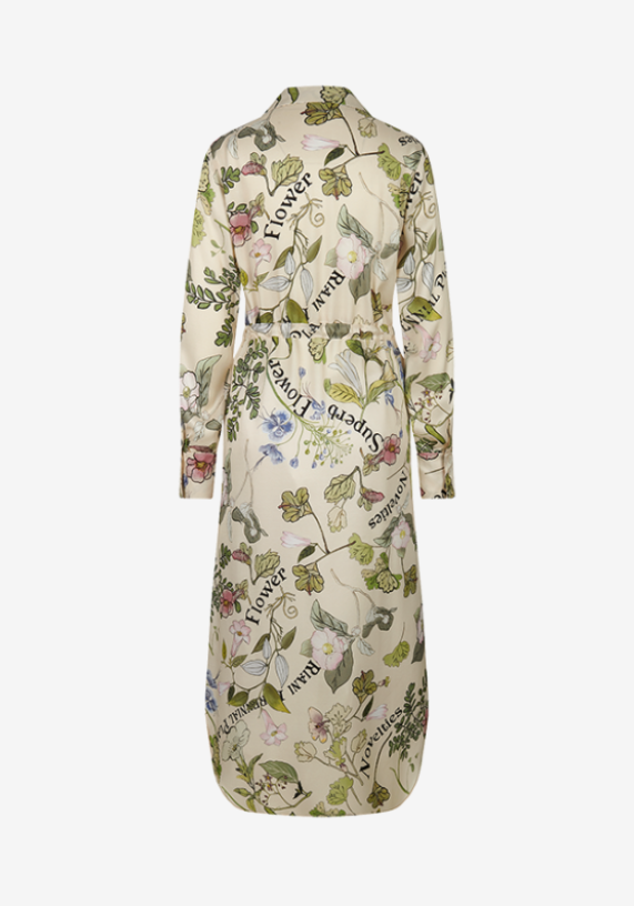 Riani Kleed Lang Print Ecru