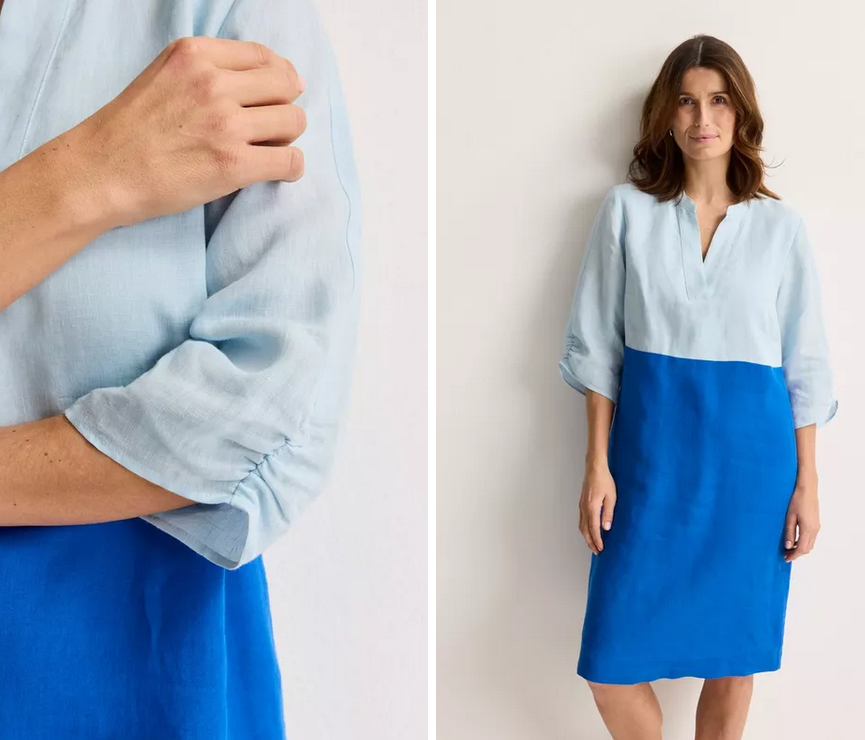Mayerline Kleed Blauw Linnen