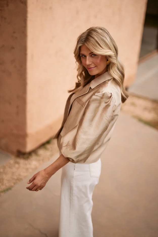 Nukus Blazer Goud