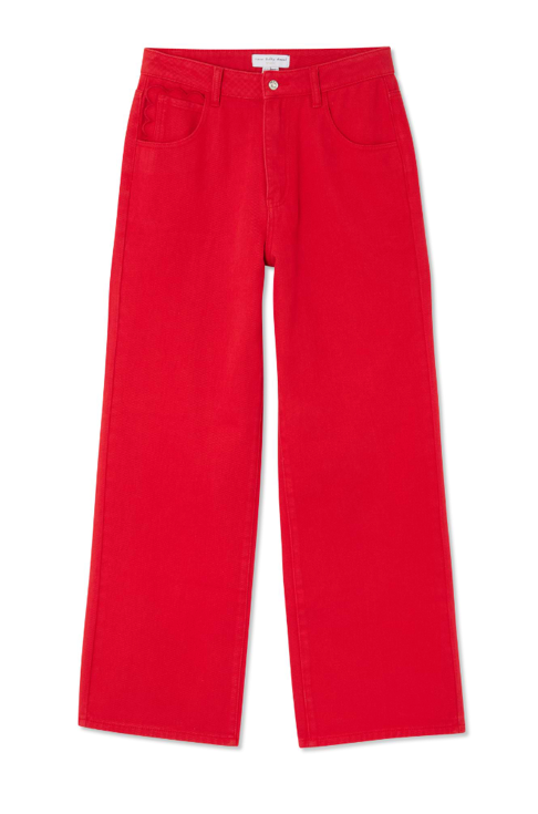Never Fully Dressed Pantalon Jeans Rood