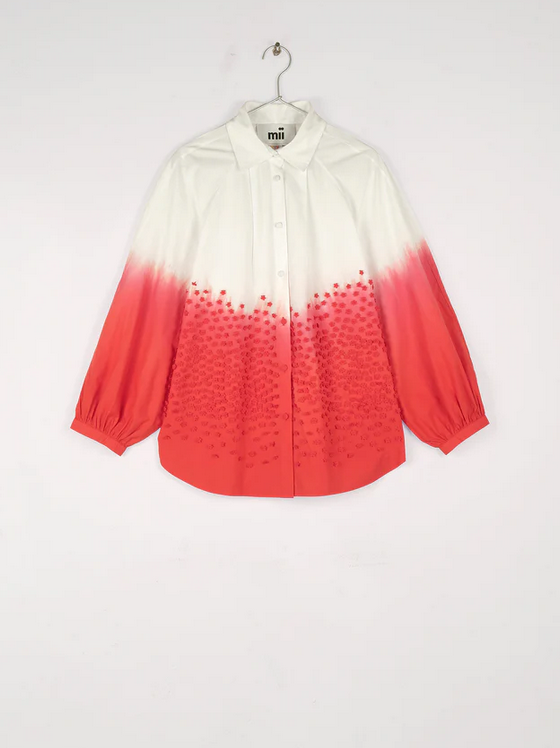 MII Blouse TyeDye Rood