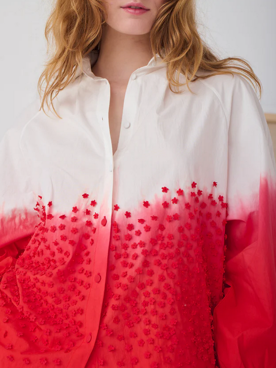 MII Blouse TyeDye Rood