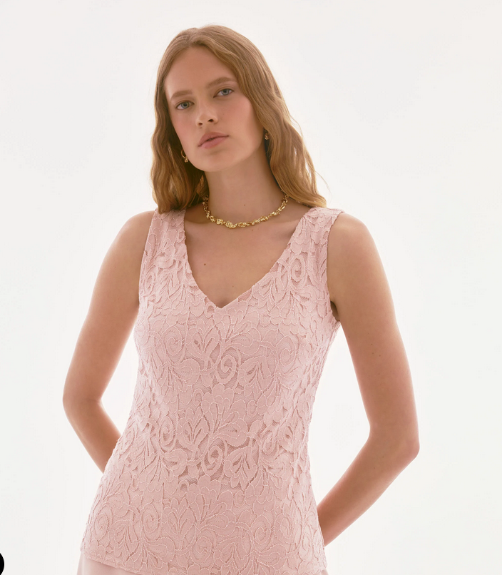 Joseph Ribkoff Top Roze