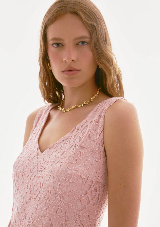 Joseph Ribkoff Top Roze