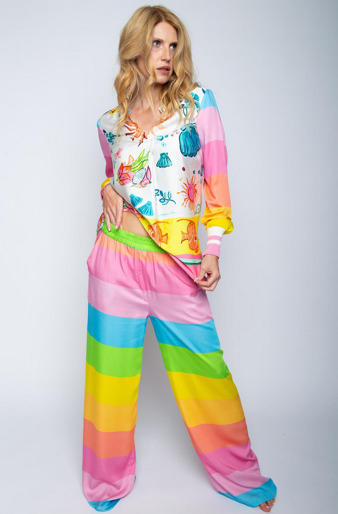 Emily Pantalon Streep Regenboog