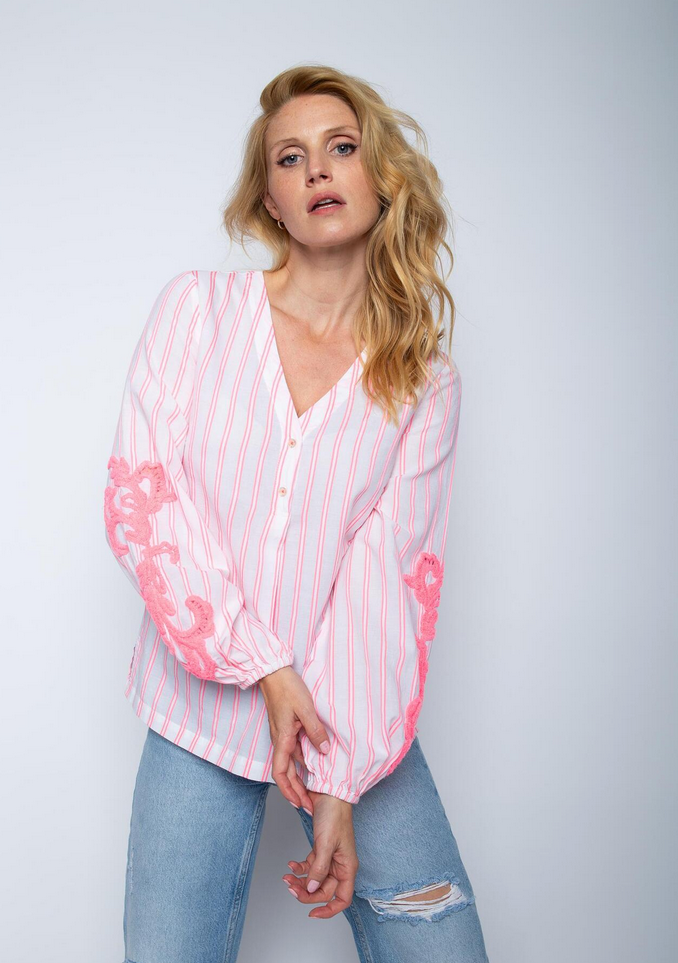 Emily Blouse Streep Neon