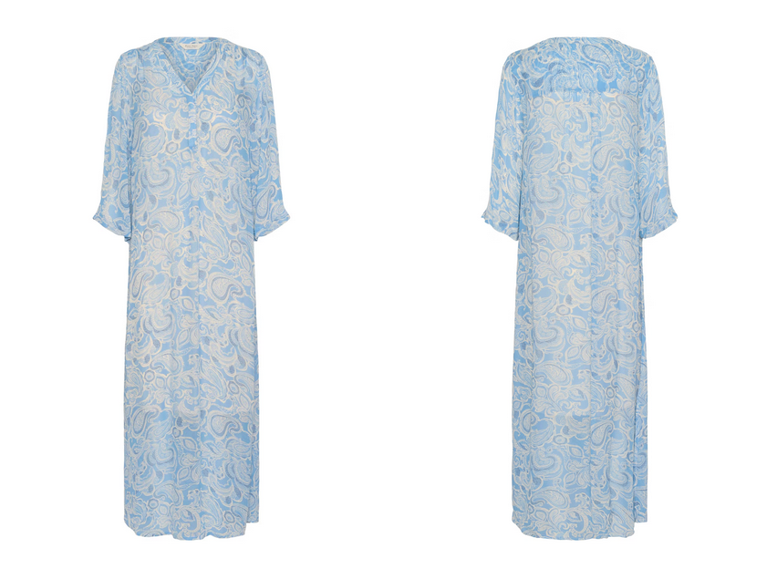 Part Two Kleed Lang Print Blauw