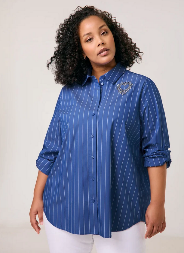 Samoon Blouse Streep