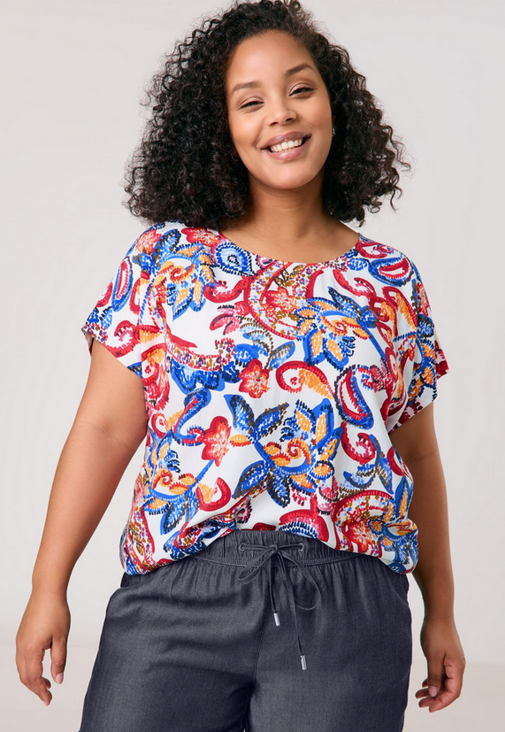 Samoon Blouse Print