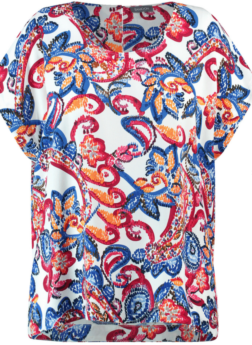Samoon Blouse Print