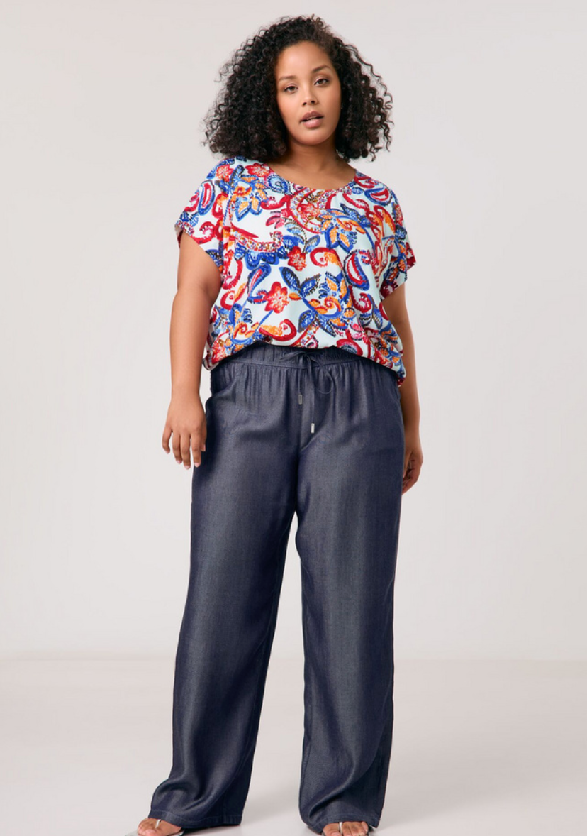 Samoon Blouse Print