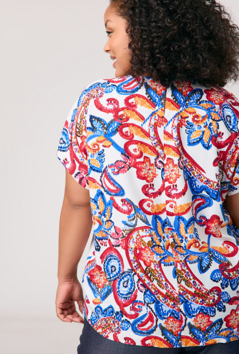 Samoon Blouse Print