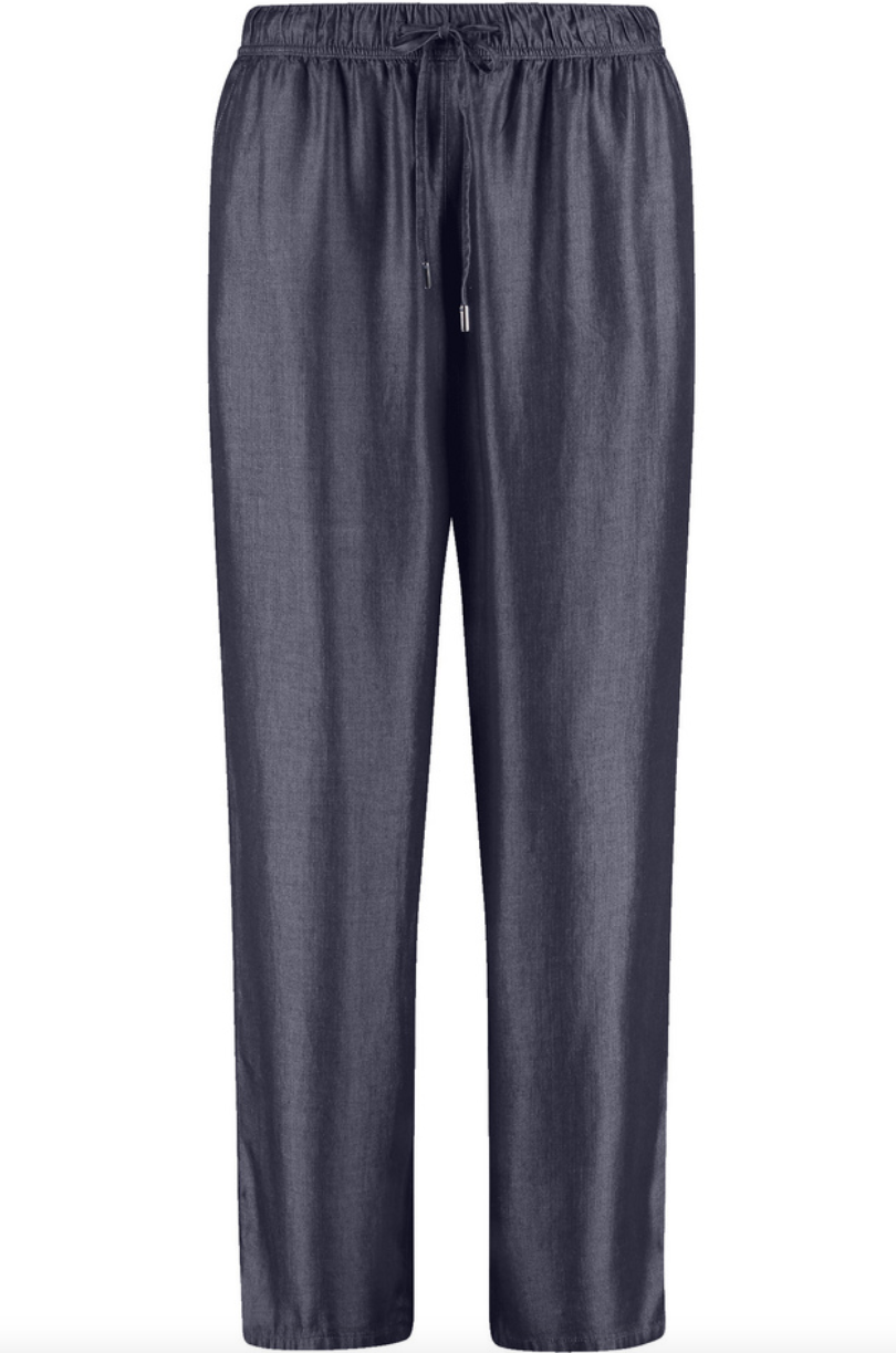 Samoon Pantalon Jeans Blauw