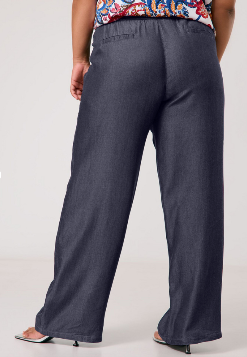 Samoon Pantalon Jeans Blauw