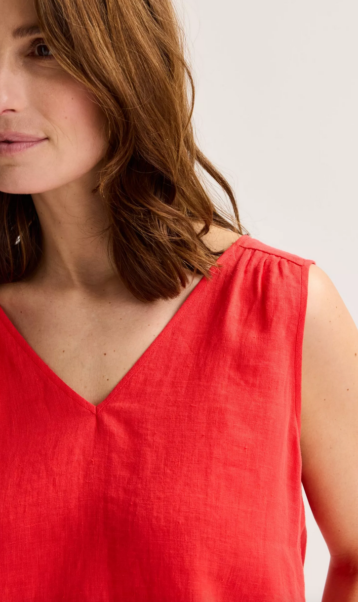 Mayerline Top Linnen Rood