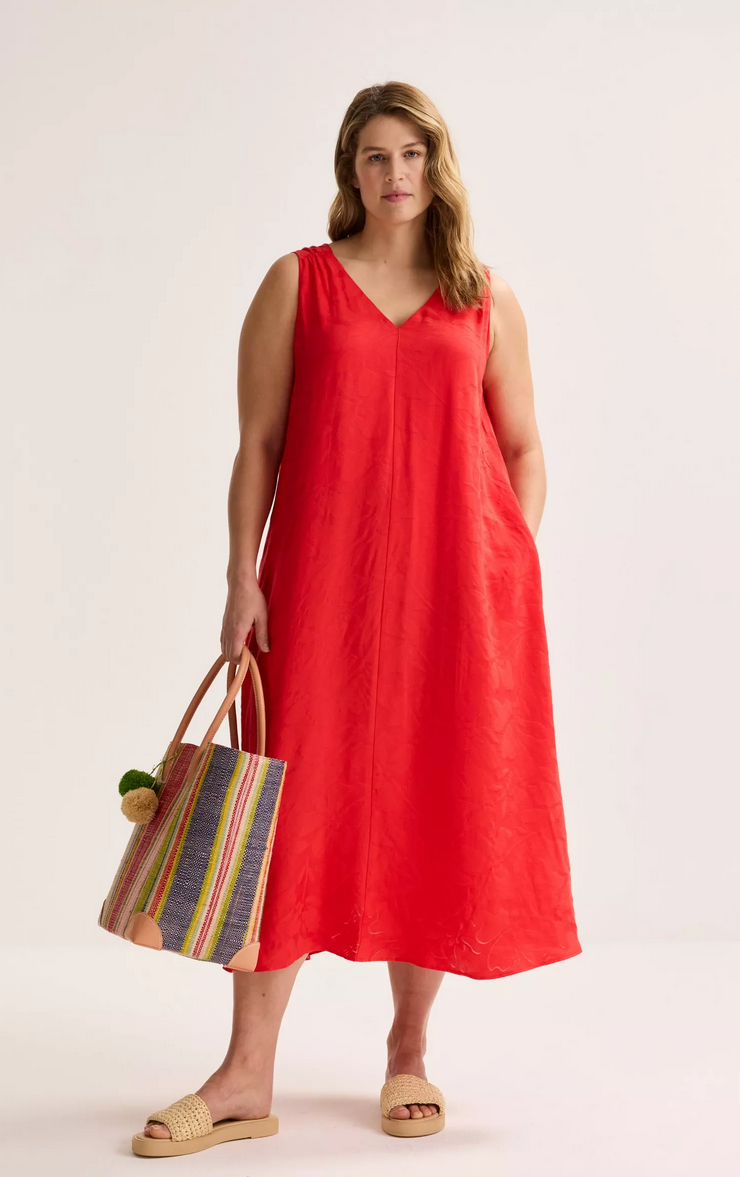 Mayerline Kleed Lang Rood