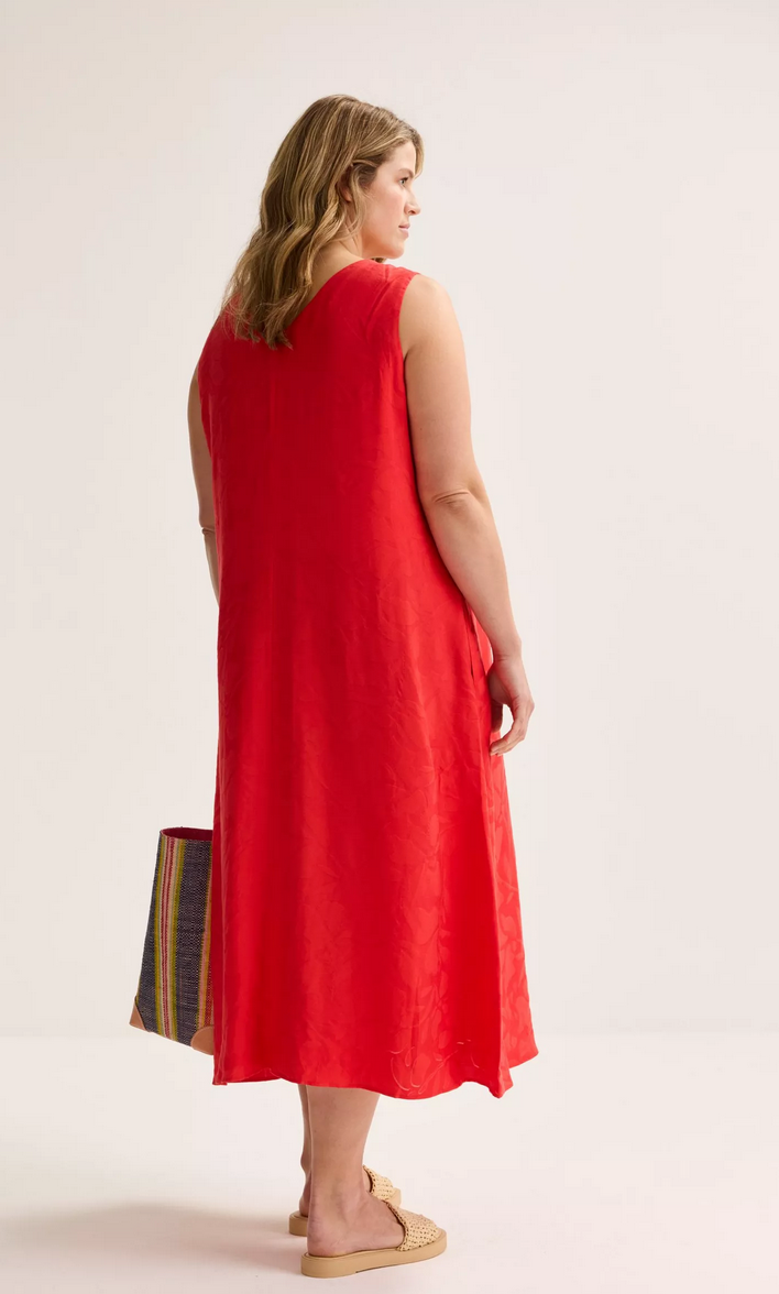 Mayerline Kleed Lang Rood