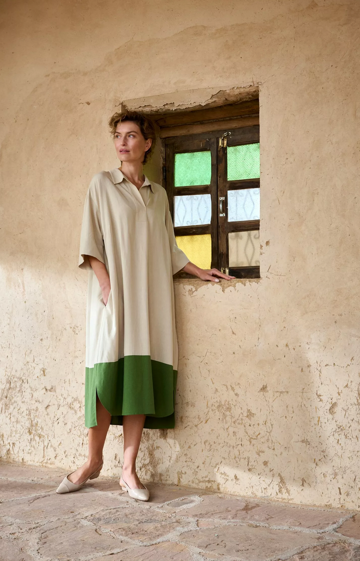 Mayerline Kleed Beige/Groen