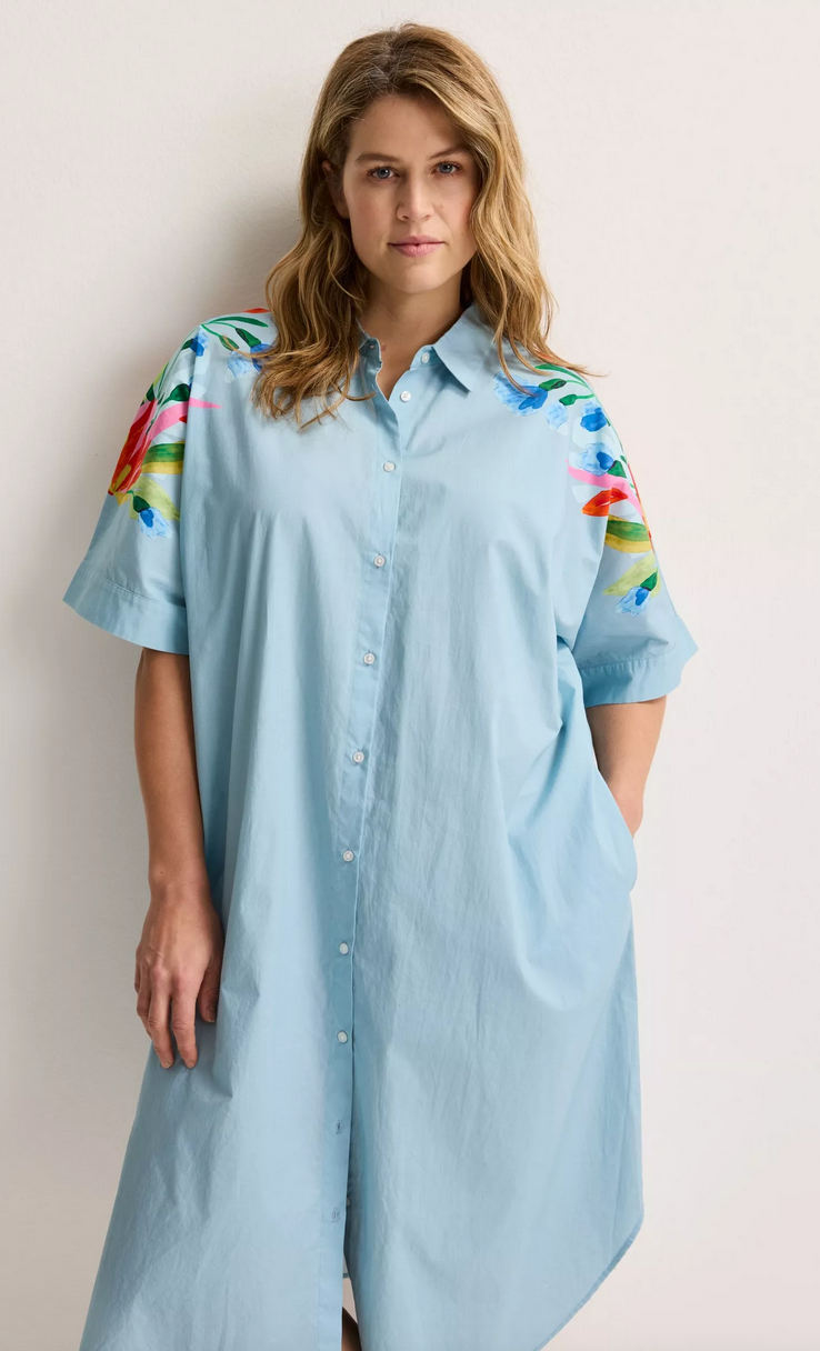 Mayerline Kleed Lang Lichtblauw