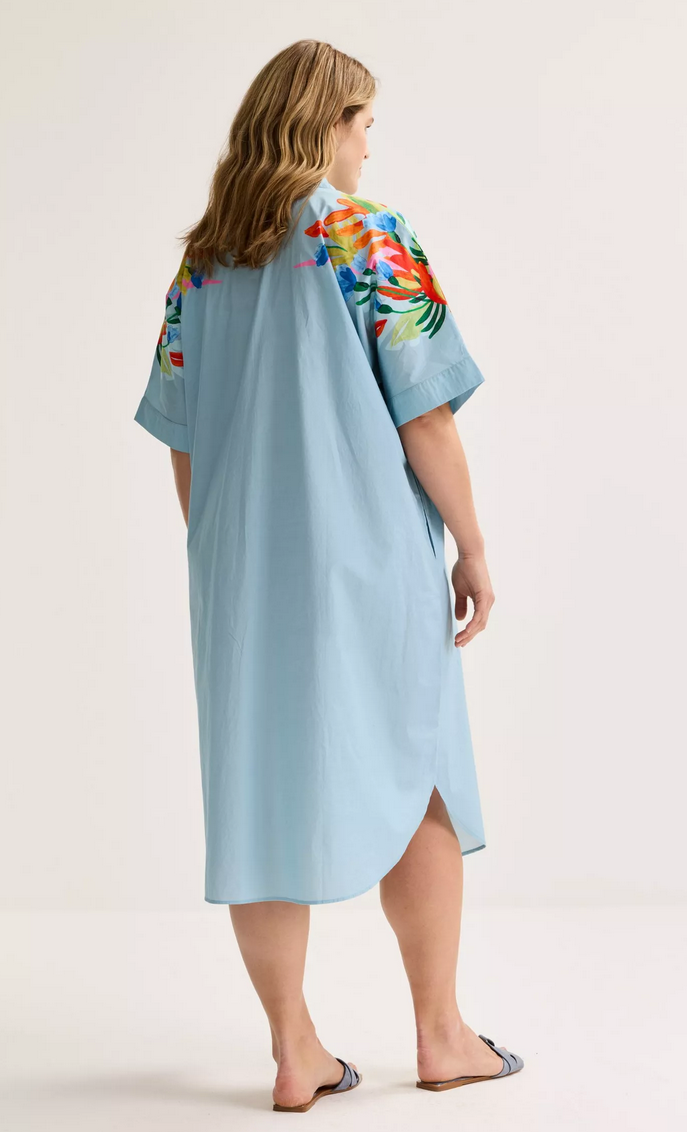 Mayerline Kleed Lang Lichtblauw