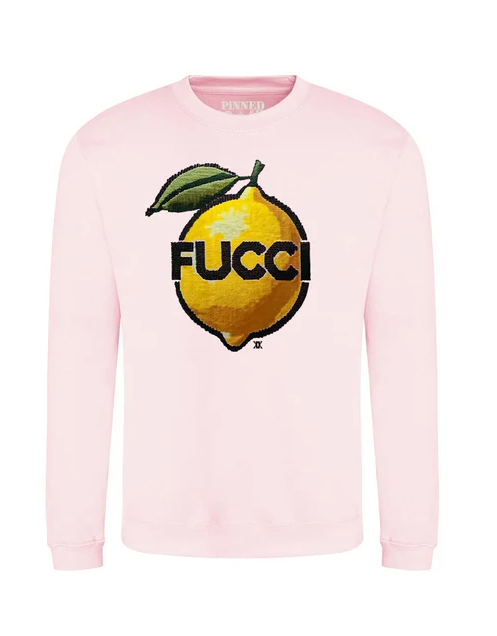 Pinned Sweater Fucci Roze