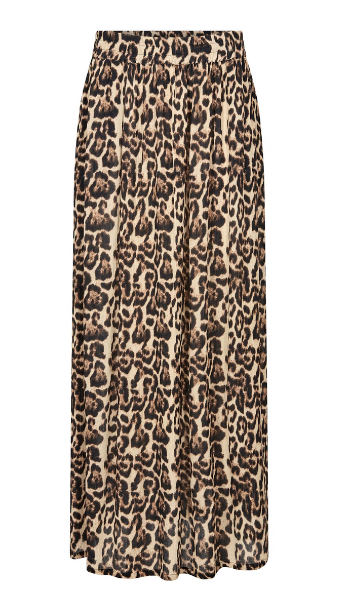 Kaffe Curve Rok Lang Leo Print