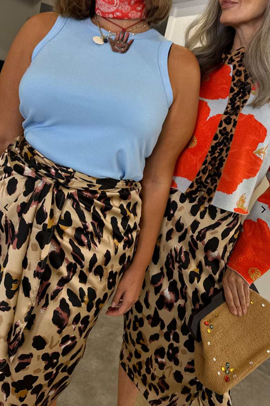 NFD Wikkelrok Leo Print