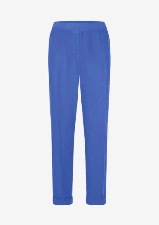 Riani Pantalon Linnen Blauw