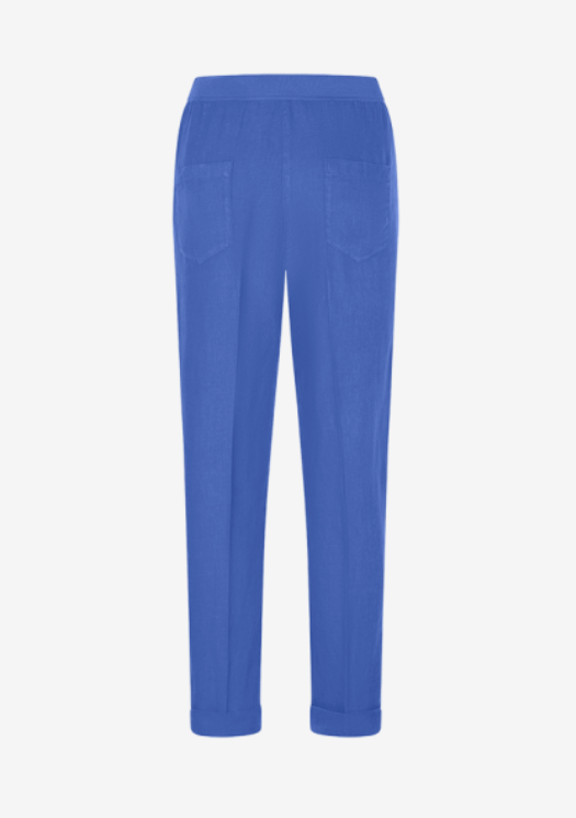 Riani Pantalon Linnen Blauw