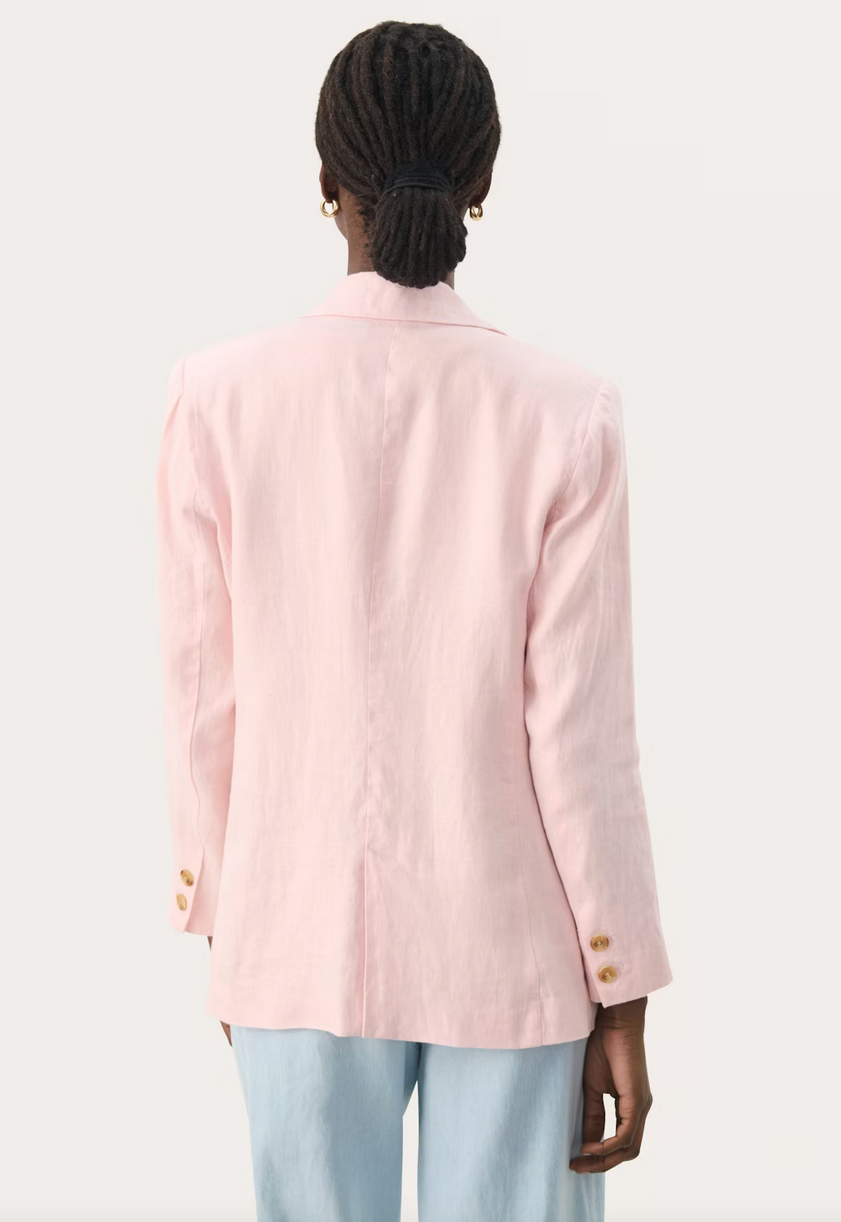 Part Two Blazer Linnen Roze
