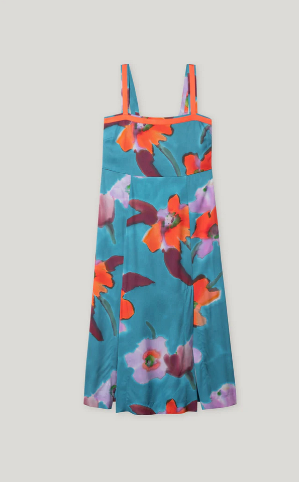 Luisa Cerano Open Kleed Lang Print