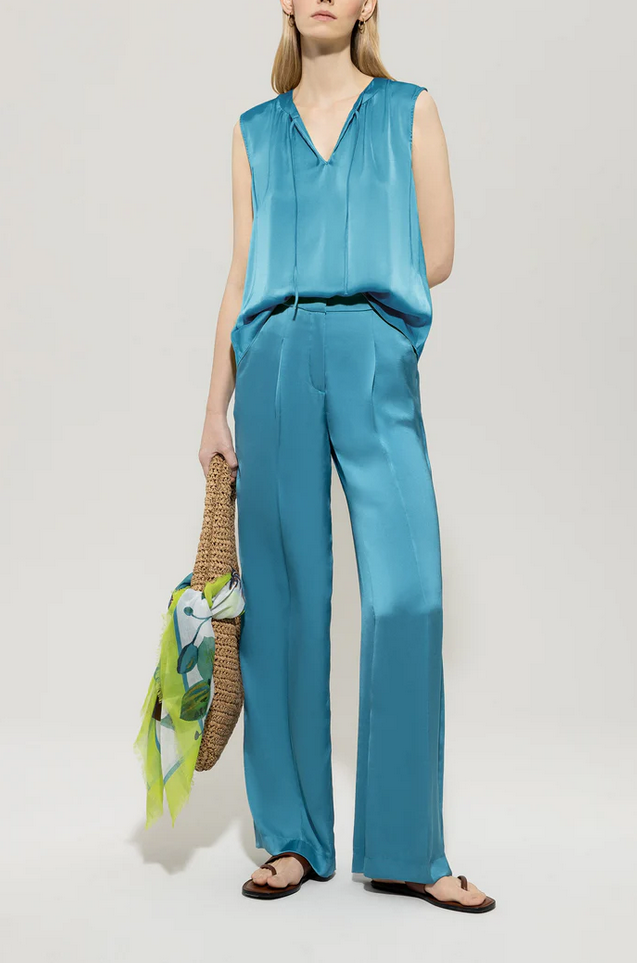 Luisa Cerano Pantalon Blauw